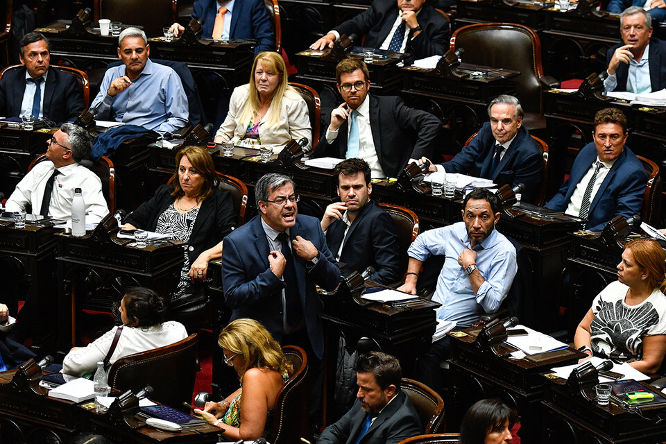 "Un diputado denunció aprietes y carpetazos", dijo Germán Martínez para reclamar que el tema volviera a comisión. (Fuente: Télam)