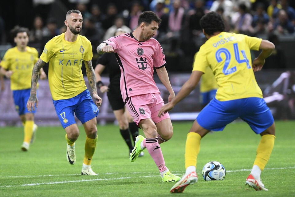 Messi jugó los últimos minutos, cuando el partido ya estaba sentenciado. (Fuente: EFE)