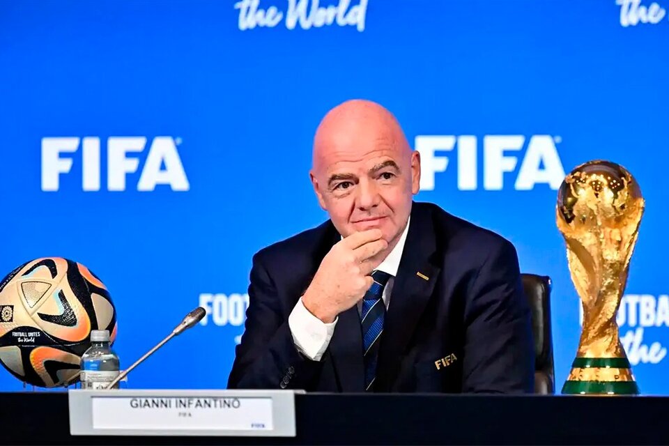 Gianni Infantino, presidente de la FIFA (Fuente: AFP)
