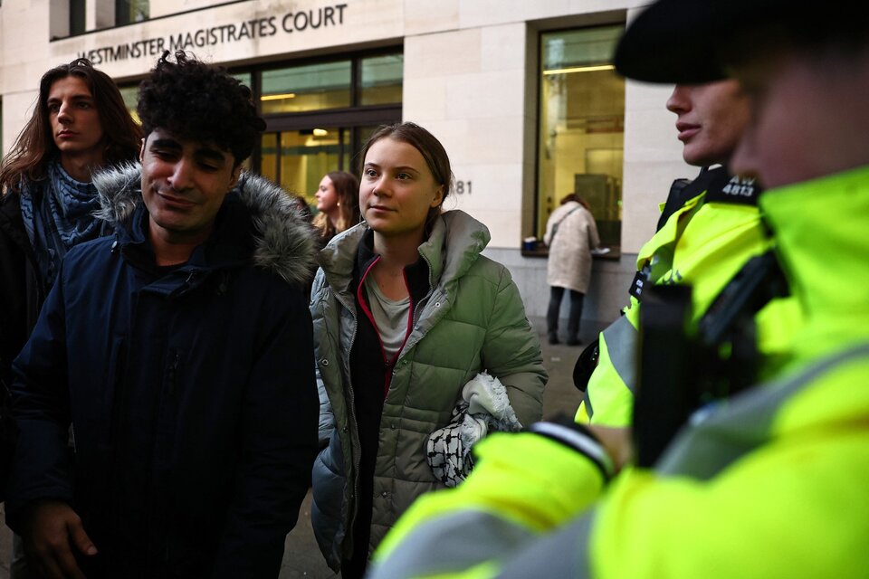 Retiraron los cargos contra Greta Thunberg   (Fuente: AFP)
