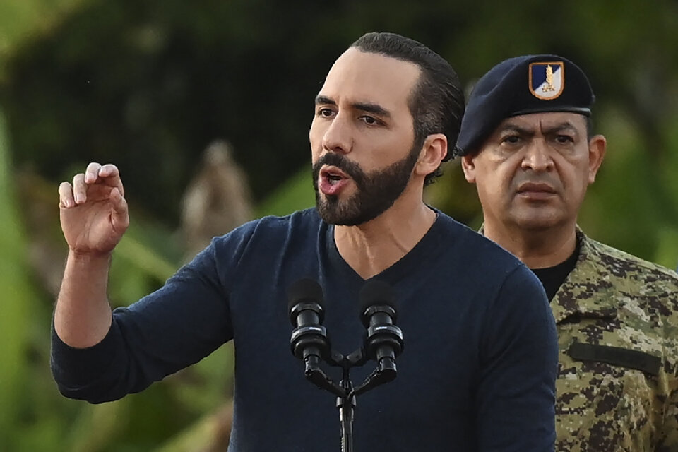 Bukele busca su reelección este domingo en El Salvador. (Fuente: AFP)