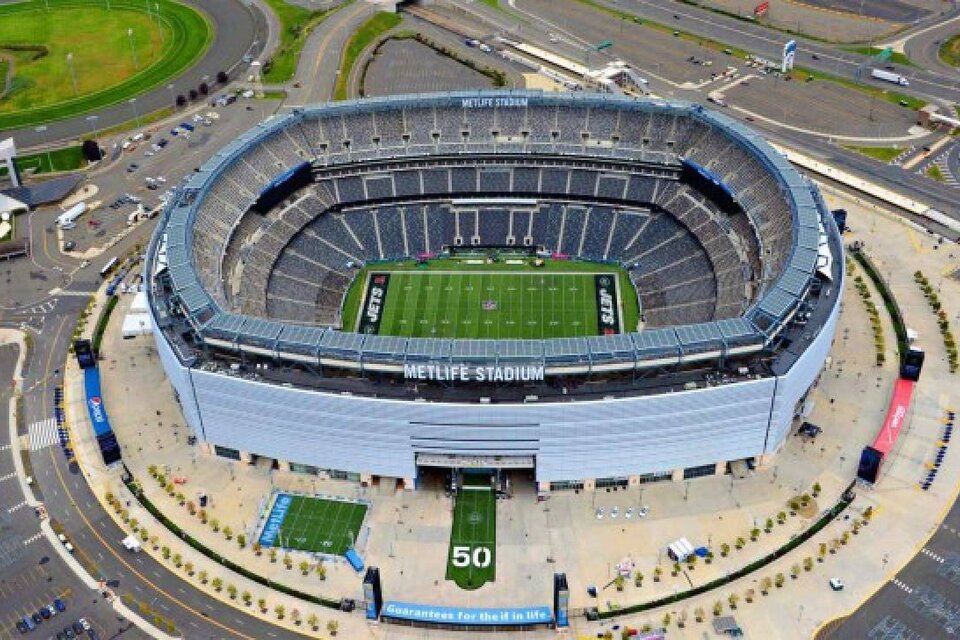 El MetLife Stadium, hogar de los New York Giants y los New York Jets. (Fuente: AFP)