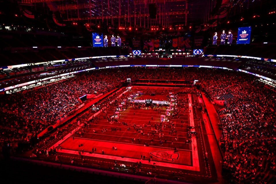 La final de la NFL, uno de los eventos deportivos más vistos del mundo (Fuente: AFP)