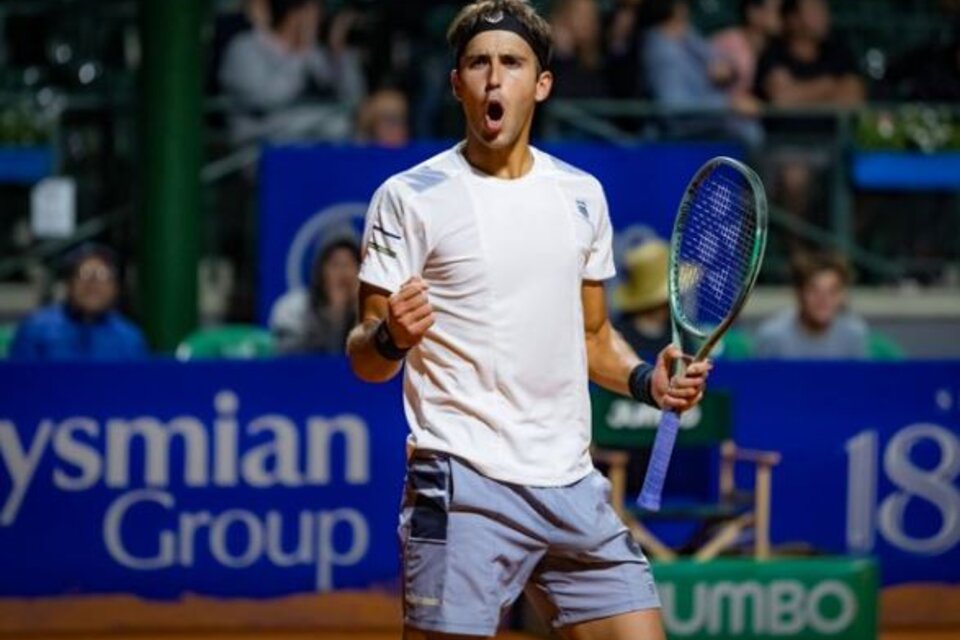 Etcheverry avanzó a segunda ronda tras vencer a Baena. Imagen:  @ArgentinaOpen