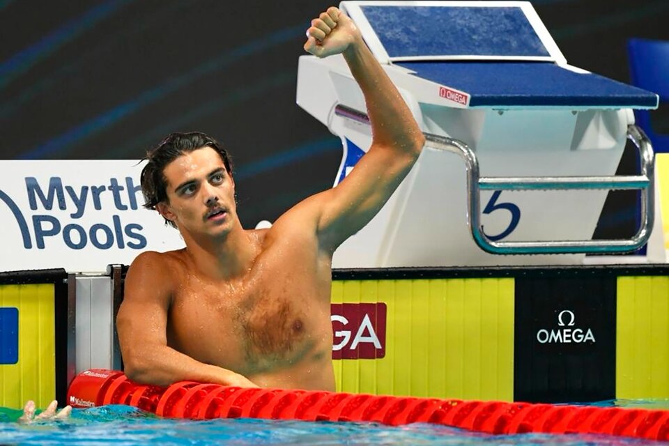 El nadador italiano Thomas Ceccon no compitió en Doha.