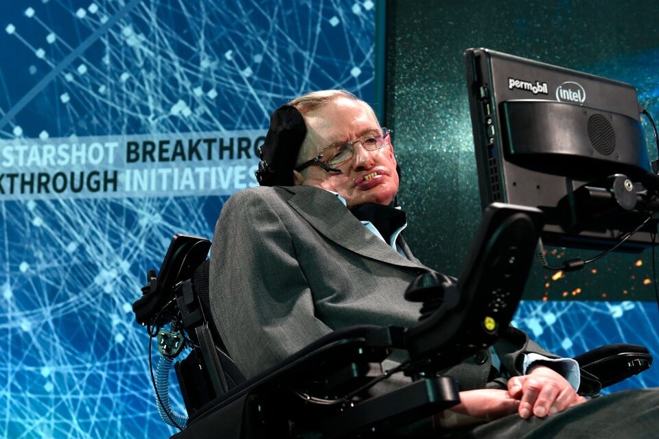 Stephen Hawking murió el 14 de marzo de 2018 (Fuente: AFP)
