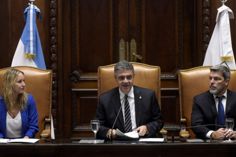Jorge Macri inauguró las sesiones ordinarias en la Legislatura porteña.