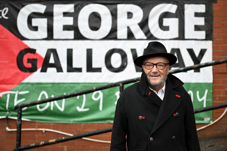George Galloway fue expulsado del laborismo en 2003 por su oposición a la guerra en Irak. (Fuente: AFP)