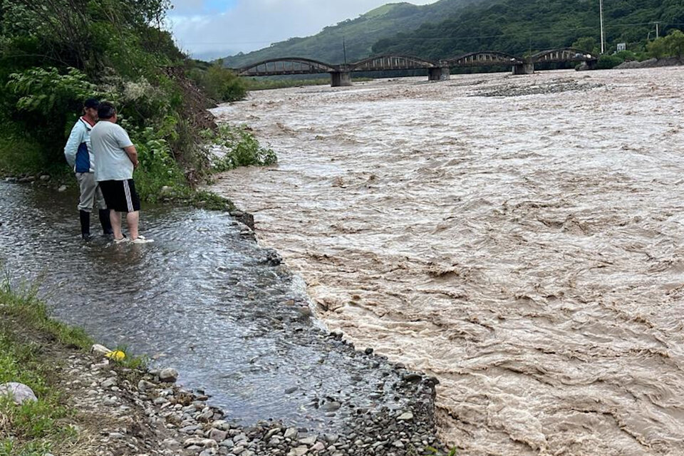Las lluvias intensas desbordaron ríos y arroyos en Salta y Jujuy (Fuente: Gentileza Daniel Moreno)