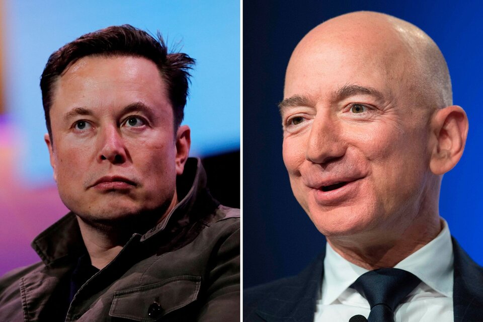 Jeff Bezos superó a Elon  Musk y es el hombre más rico del mundo (Fuente: NA)