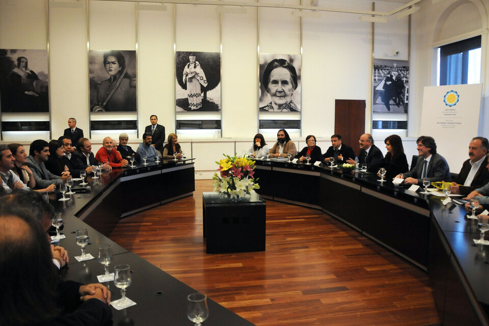 El Salón de las Mujeres, en un acto en 2011. (Fuente: NA)