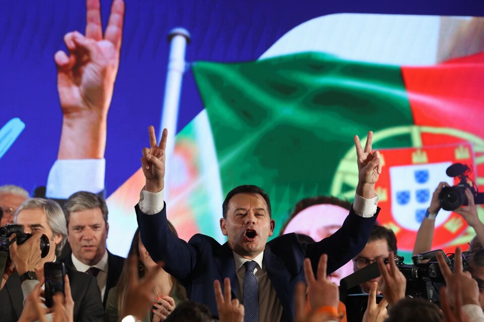 Luis Montenegro, ganador por lo mínimo de las elecciones del domingo.  (Fuente: EFE)