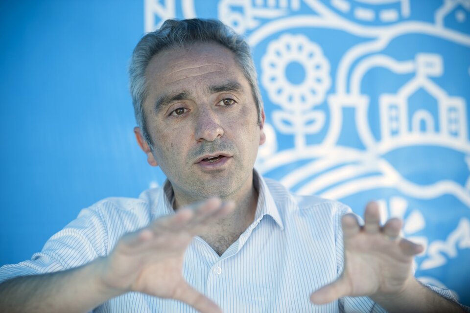 Andrés Larroque, ministro de Desarrollo de la Comunidad de a Provincia.  (Fuente: Adrián Pérez)