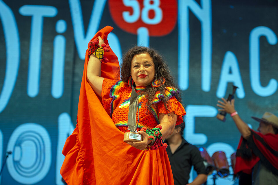 Candela Mazza recibió una Mención de Honor en el Festival de Jesús María este año. 