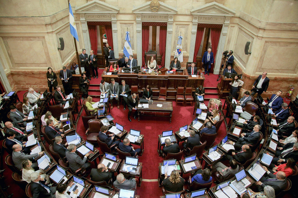 Una amplia mayoría se impuso en el Senado para rechazar el DNU de Milei.  (Fuente: NA)