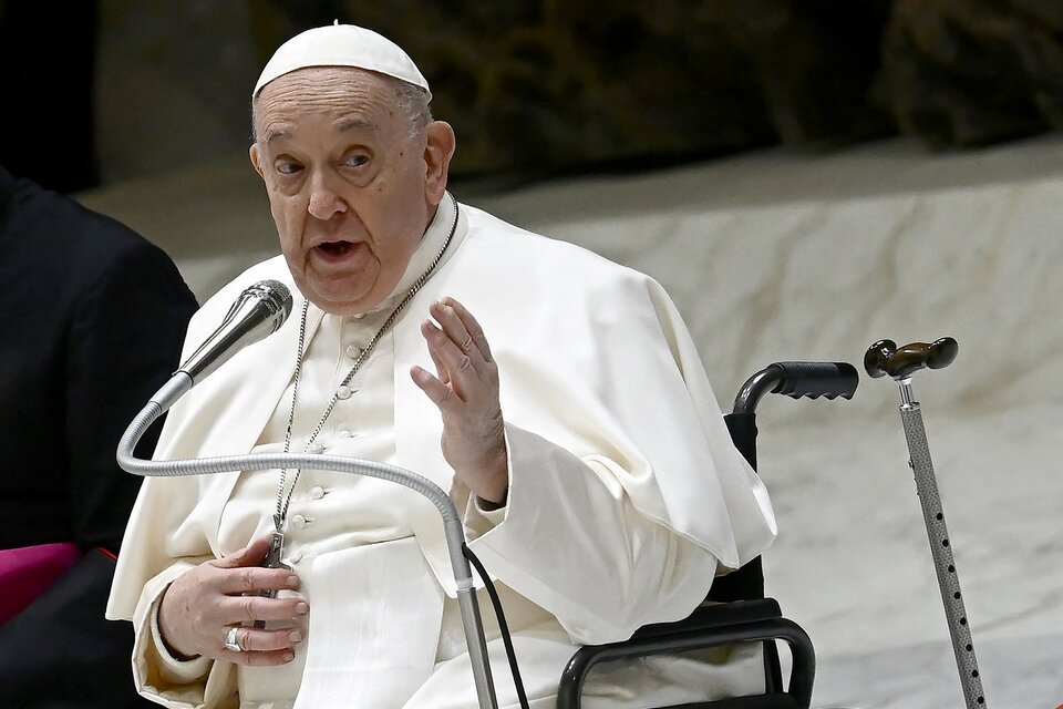 No es la primera vez que Bergoglio tiene que renunciar a leer un mensaje (Fuente: AFP)