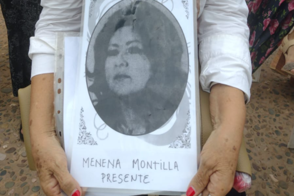 Homenaje a la militante peronista Menena Montilla 