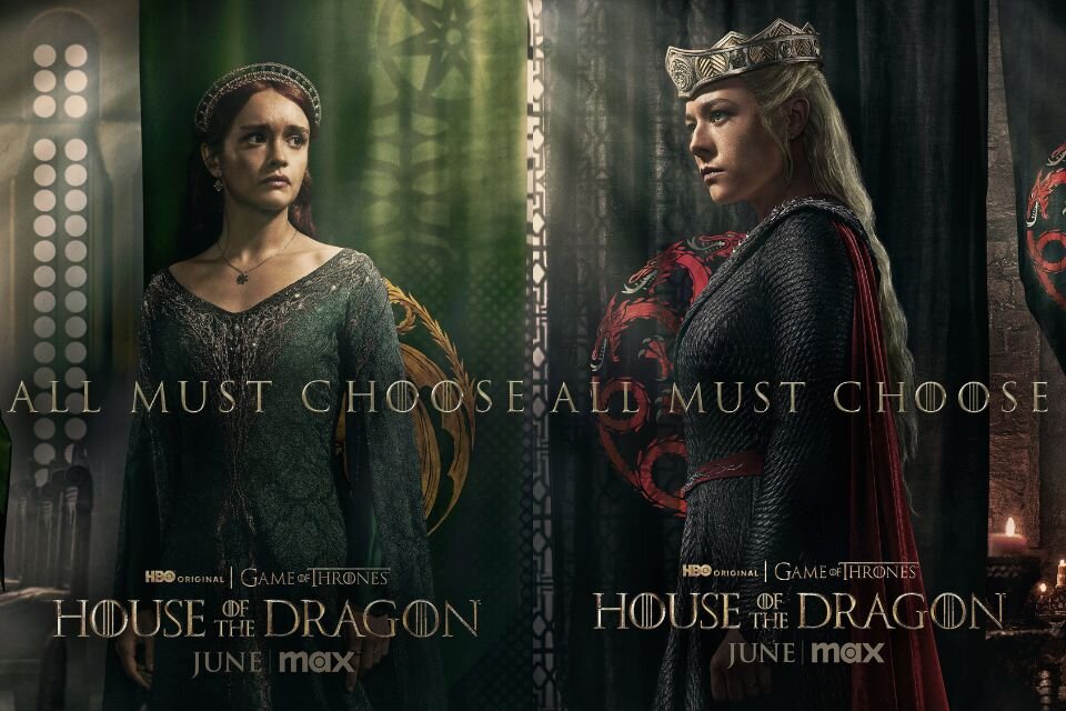 Los nuevos afiches de la segunda temporada de La Casa del Dragón. Imagen: @HouseofDragon.