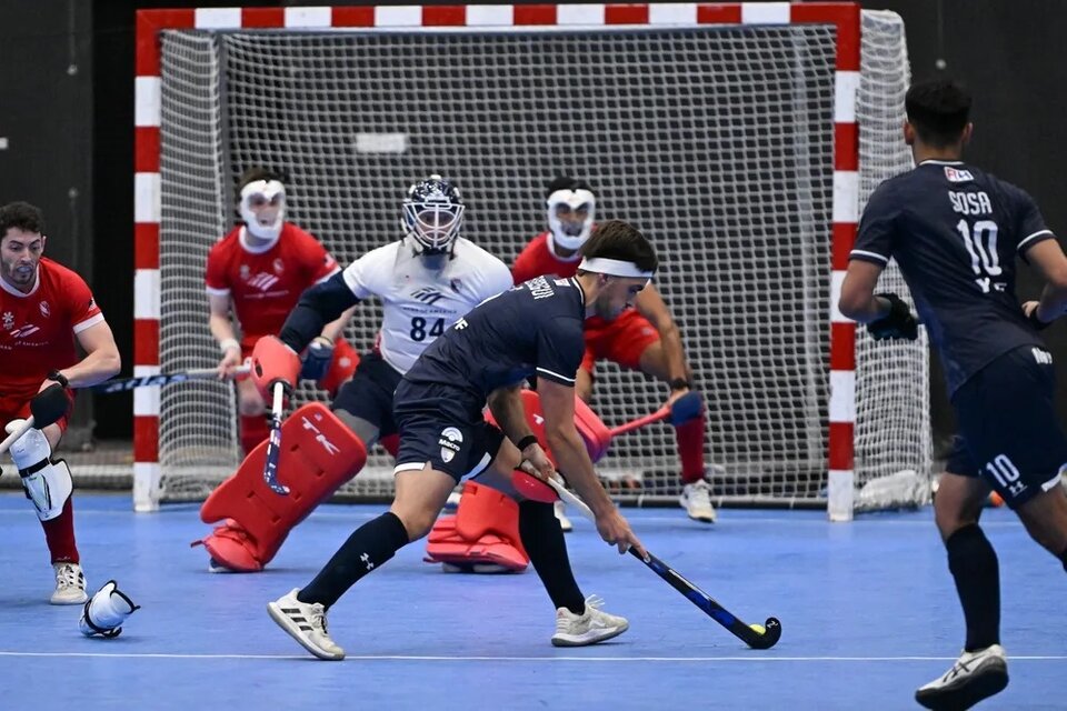 Hockey pista: el capitán argentino fue el MVP en Calgary (Fuente: Prensa FIH)