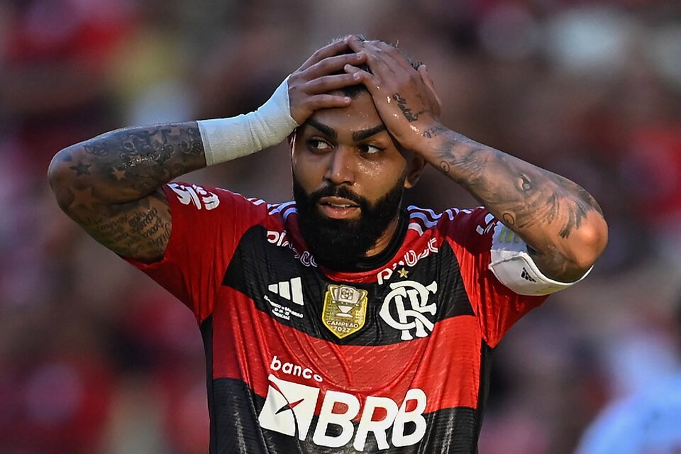 Gabigol, el héroe de Flamengo en la Libertadores 2019 contra River. (Fuente: AFP)