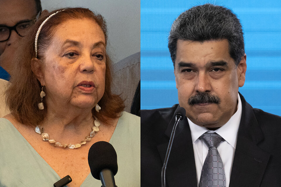 Corina Yoris aspira enfrentar a Nicolas Maduro. (Fuente: AFP)