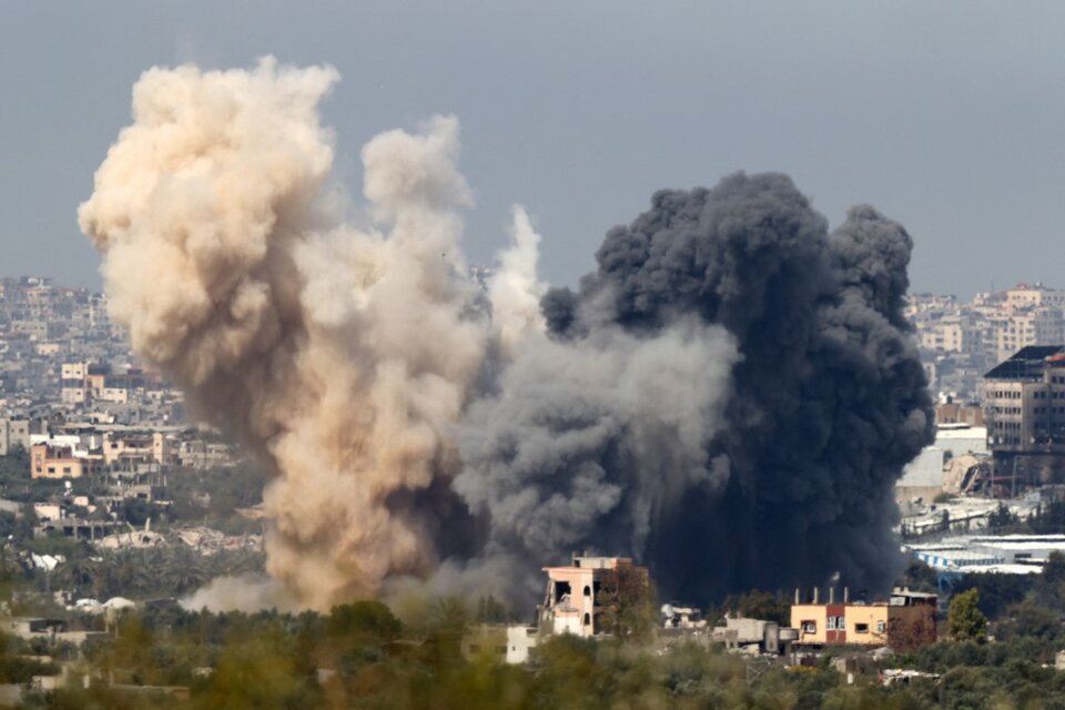 Israel persiste en sus ataques contra los palestinos y arremete contra EEUU (Fuente: AFP)