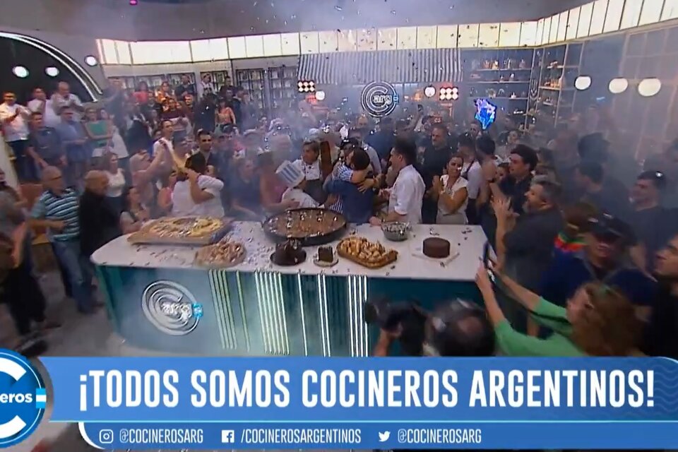 "Cocineros Argentinos" y un adis con mucha emocin. Imagen: Captura TV Pblica.