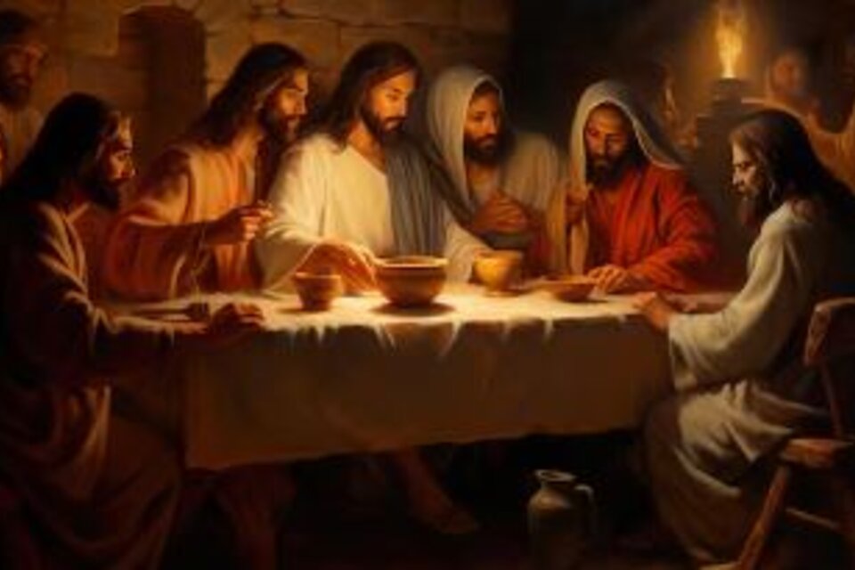 La Última cena de Jesús y sus discipulos. Imagen: freepik