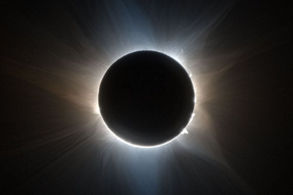 Eclipse solar total del 8 de abril: la NASA hará experimentos para estudiar la atmósfera. Imagen: @NASA_es