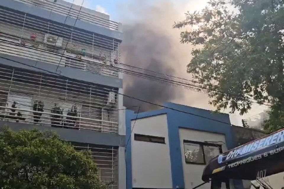 Incendio en un casa de Balvanera