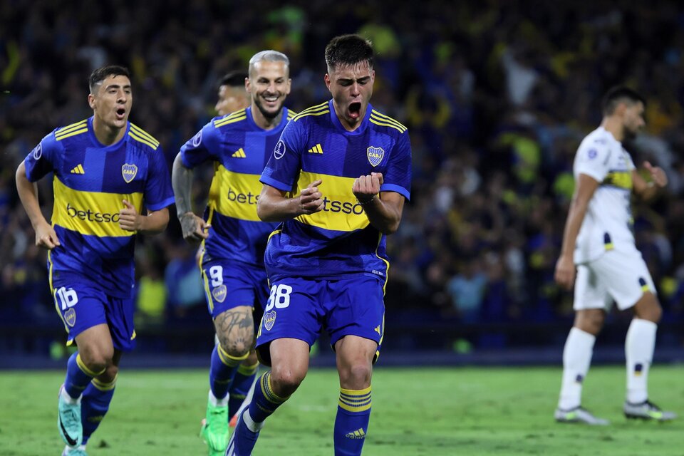 Boca superó a Trinidense y logró su primera victoria en la Copa Sudamericana (Fuente: Fotobaires)