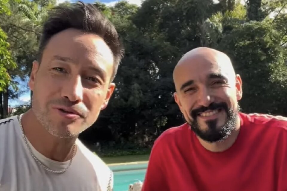 Abel Pintos y Luciano Pereyra van a lanzar una canción juntos (Fuente: Instagram)