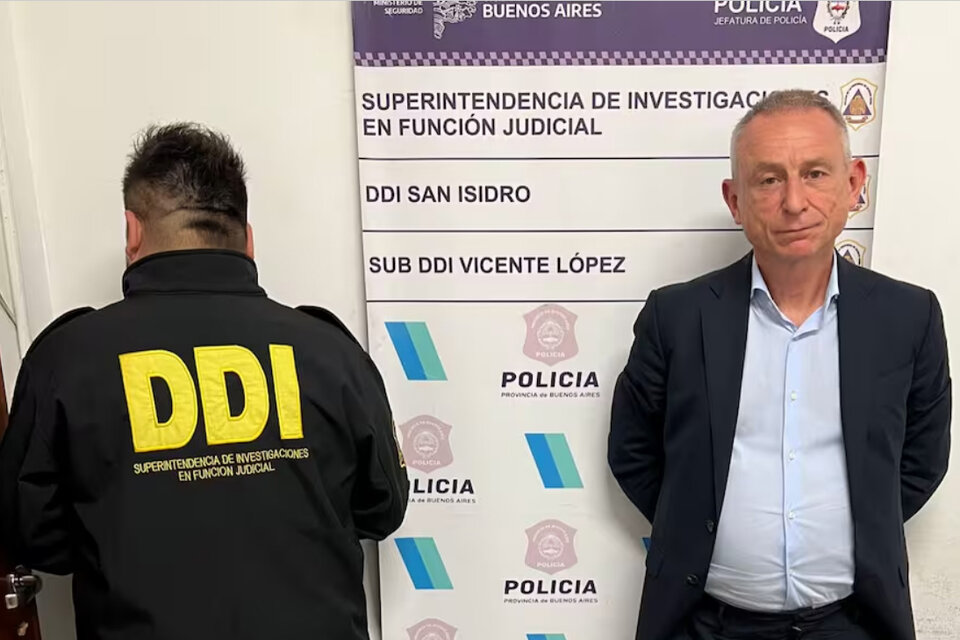 Muszak quedó alojado en la Dirección Nacional de Investigación Criminal de Vicente López.