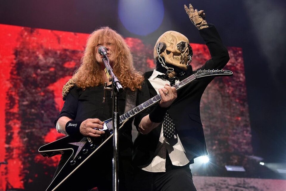 Megadeth en Buenos Aires: un inesperado show acústico en la entrada del hotel (Fuente: Instagram/Megadeth)