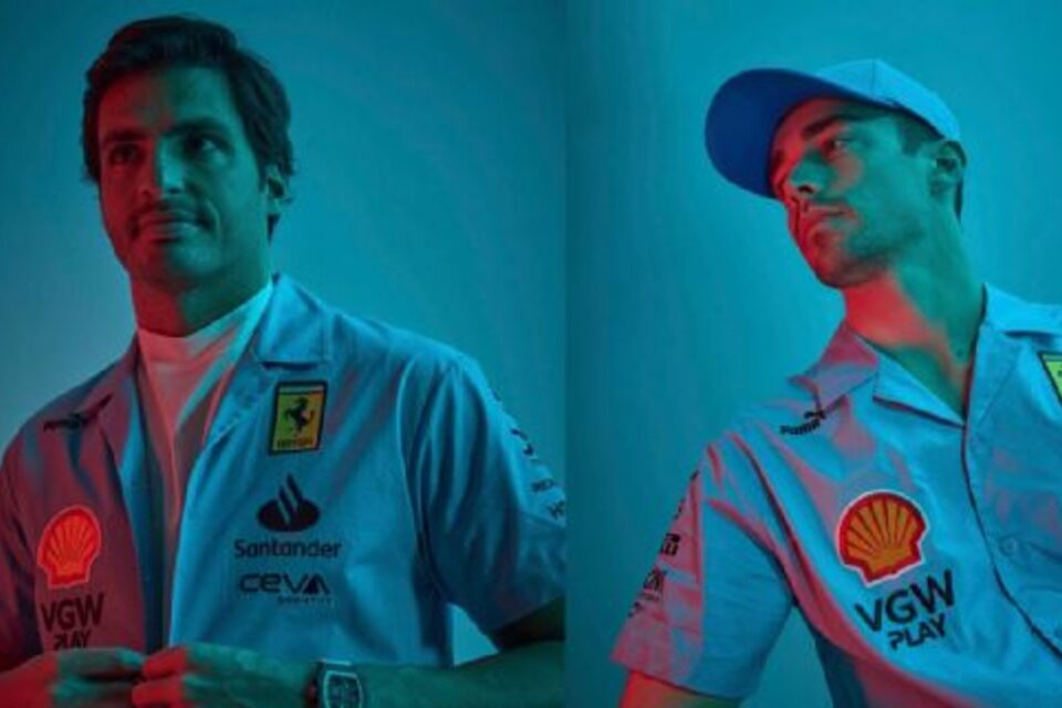 Carlos Sainz y Charles Leclerc, pilotos de Ferrari. (Fuente: Prensa Ferrari)