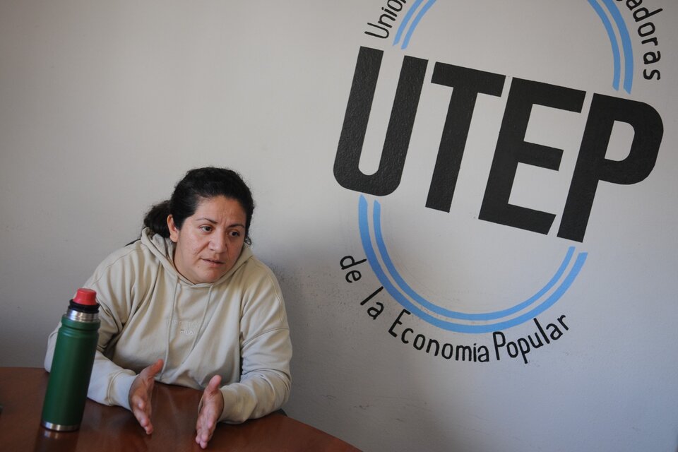 "Las mujeres hoy son las más afectadas en los movimientos populares", dice Johana Duarte, de la UTEP.  (Fuente: Guadalupe Lombardo)