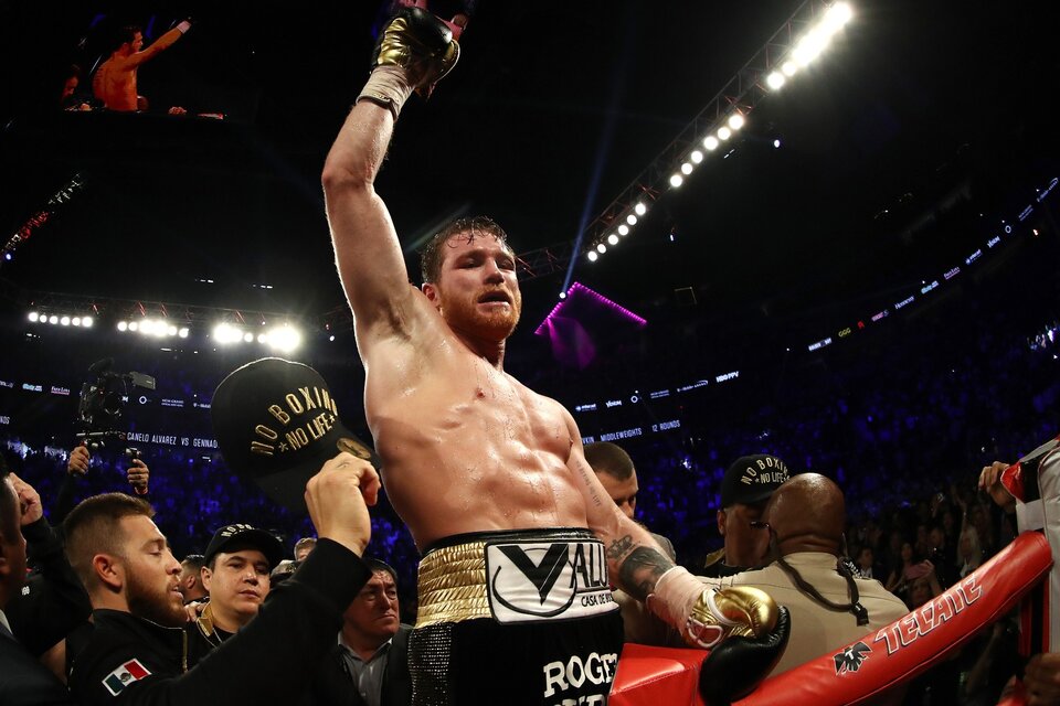 Boxeo: Canelo Álvarez expondrá en Las Vegas su cuádruple corona ante Munguía (Fuente: AFP)