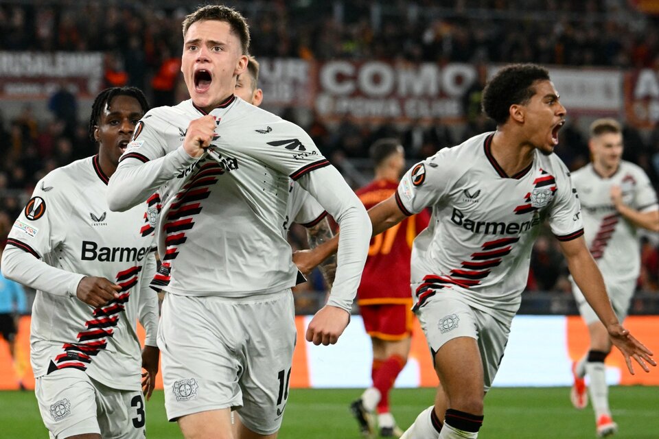 Europa League: Roma cayó en la ida de semifinales con Bayer Leverkusen (Fuente: AFP)