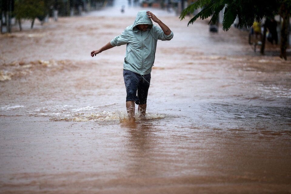 Inundaciones en Brasil (Fuente: AFP)