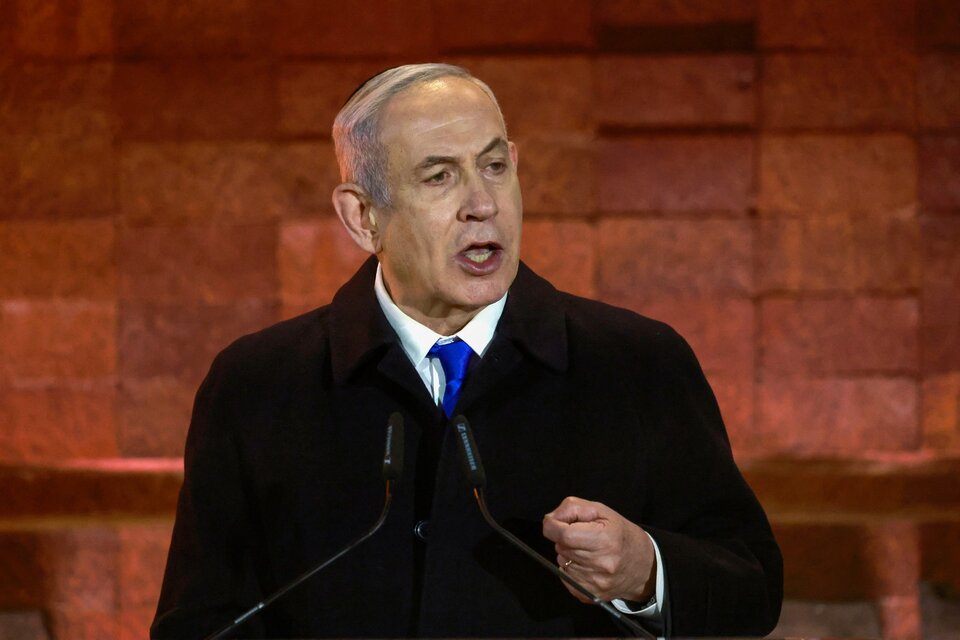 Netanyahu aseguró que Israel no puede aceptar el fin de la guerra en Gaza (Fuente: AFP)