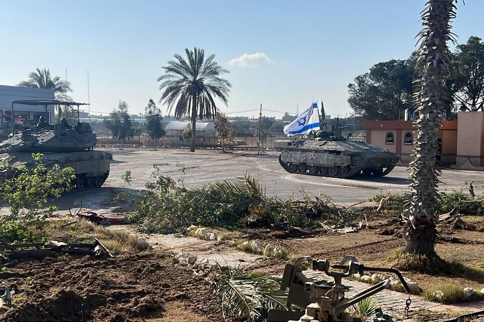 Israel entró en Rafah y tomó el control fronterizo con Egipto (Fuente: EFE)