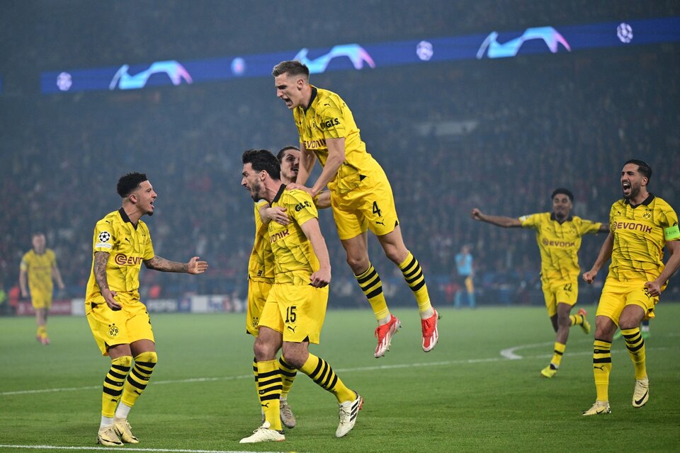 Champions League: Borussia Dortmund le ganó con épica a PSG y es el primer finalista  (Fuente: AFP)