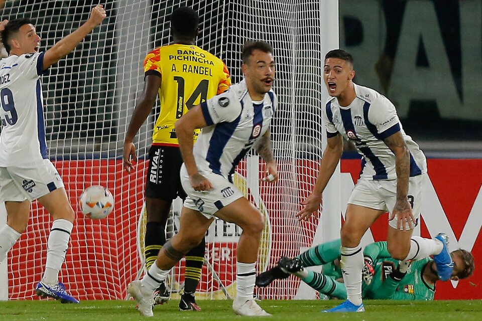 Talleres ganó y sigue invicto en la Copa Libertadores (Fuente: AFP)