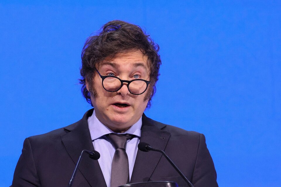 Javier Milei, el presidente al que los españoles creyeron graduado en la UBA. (Fuente: NA)
