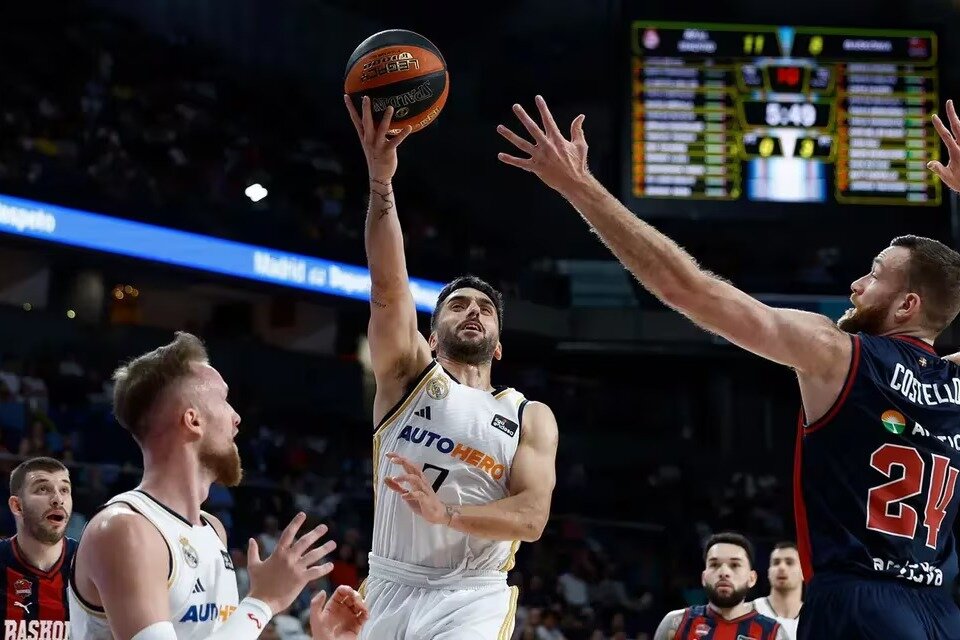 Facundo Campazzo fue elegido en el quintero ideal de la Euroliga | El base del Real Madrid es candidato al premio al jugador más valioso | Página|12