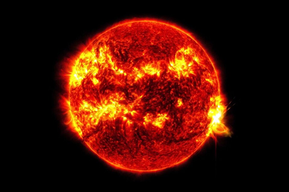 El Sol desató su llamarada más fuerte en los últimos 11 años (Fuente: NASA)