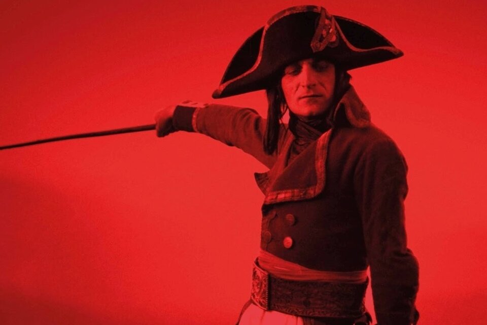 Albert Dieudonné como el joven Bonaparte en el film de Abel Gance.