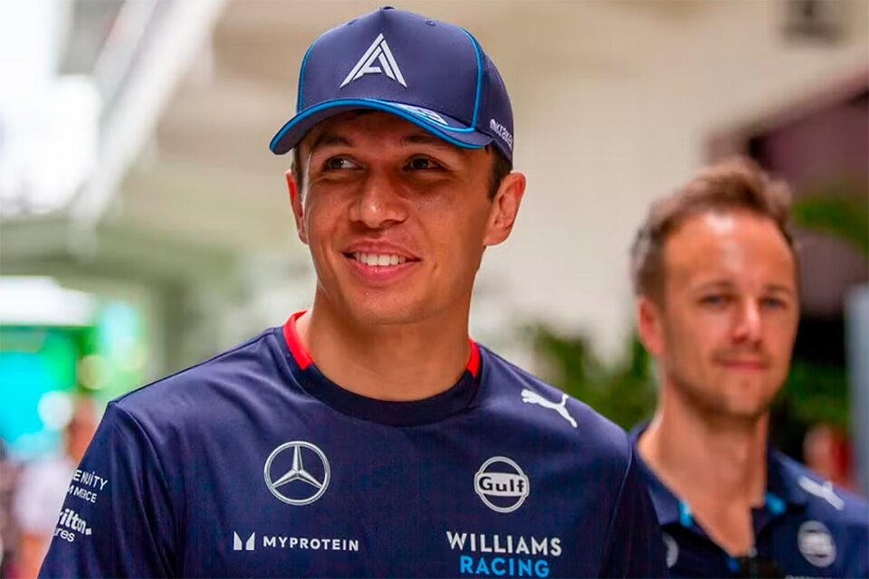 Fórmula 1: Albon renovó con Williams y no reemplazará a Hamilton en Mercedes (Fuente: AFP)