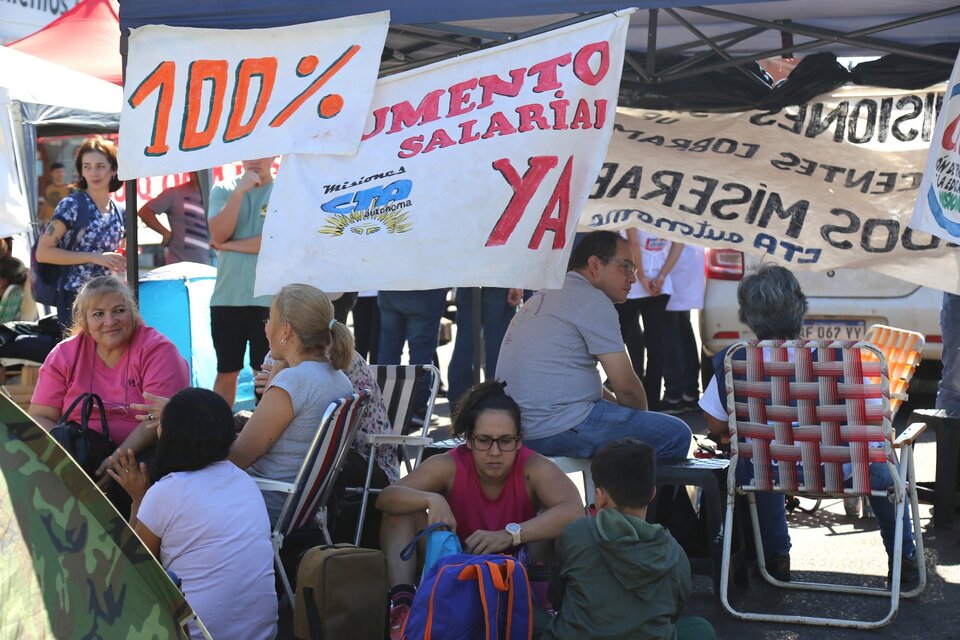 La protesta se intensifica en Misiones (Fuente: AFP)