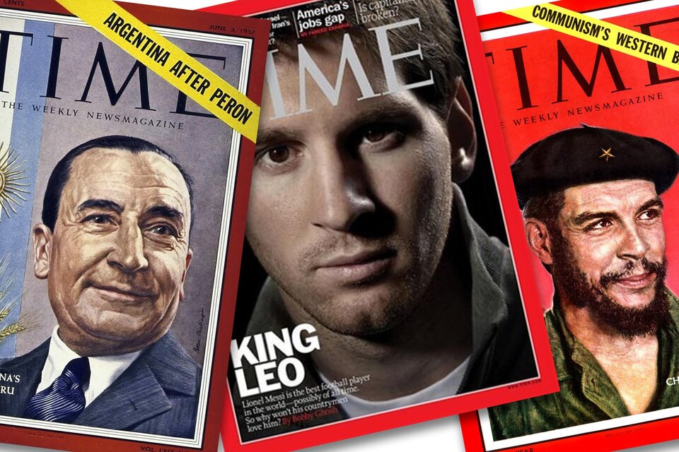 Aramburu, Messi y el Che: algunos de los argentinos en la portada de "Time". 